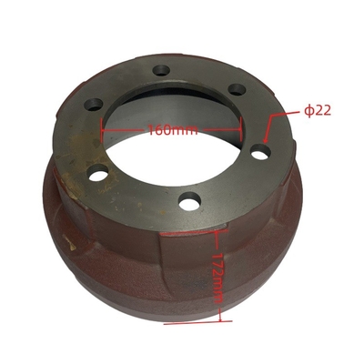 FD30Z5/T6 FB30 CPC D 30-35 FD30-35 24453-02131 দীর্ঘ সেবা জীবন জন্য ইস্পাত ব্রেক ড্রাম